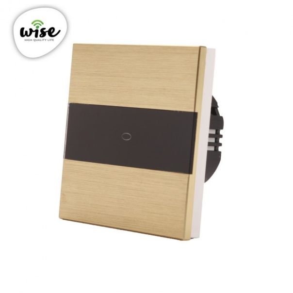 Wise Prekidač na dodir 1 taster aluminijumski panel - PMK000111A00000