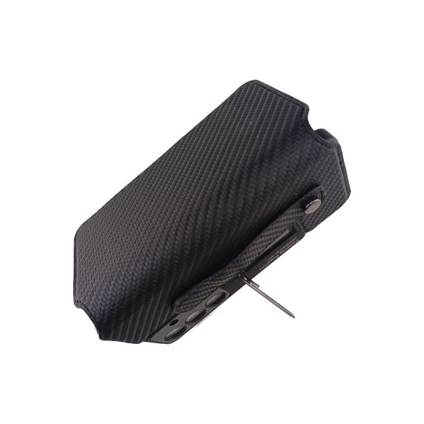 Futrola na preklop Elegant holster za Samsung S25+, karbon - 1860110