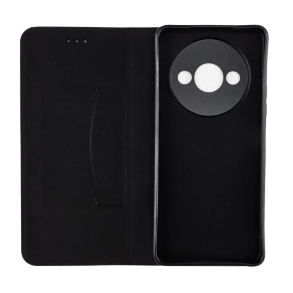 PREKLOPNA Maska ELEGANT za Xiaomi Redmi A3, crna - 1860069