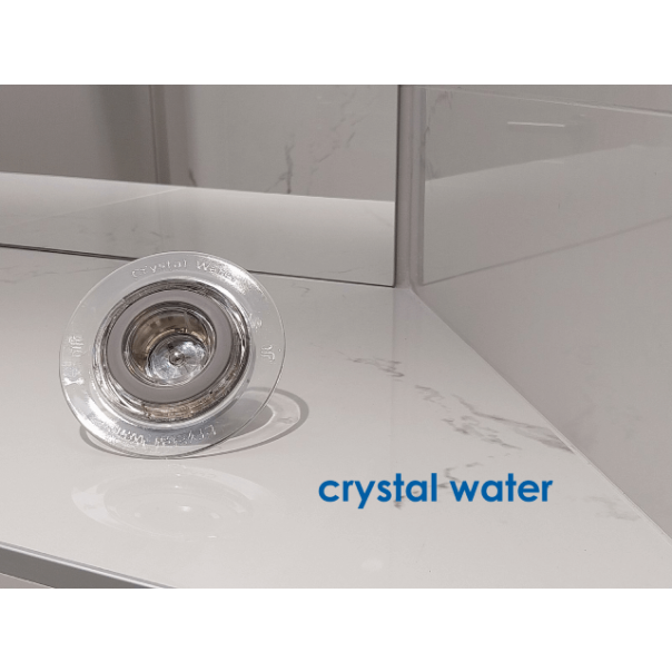 CRYSTAL WATER PREMIUM Tuš glava, min.pritisak 0,5 bar,ušteda vode do 67%,H2Q sistem ,hrom, ø10cm - R0020-1