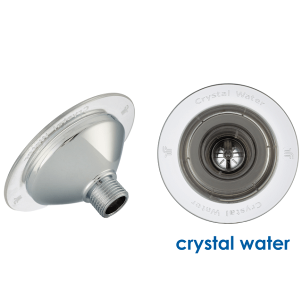 CRYSTAL WATER PREMIUM Tuš glava, min.pritisak 0,5 bar,ušteda vode do 67%,H2Q sistem ,hrom, ø10cm - R0020-1