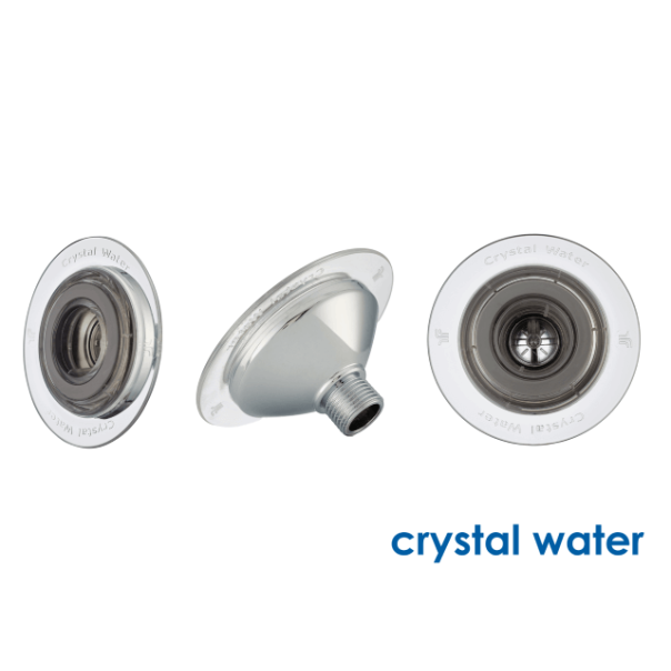 CRYSTAL WATER PREMIUM Tuš glava, min.pritisak 0,5 bar,ušteda vode do 67%,H2Q sistem ,hrom, ø10cm - R0020-1