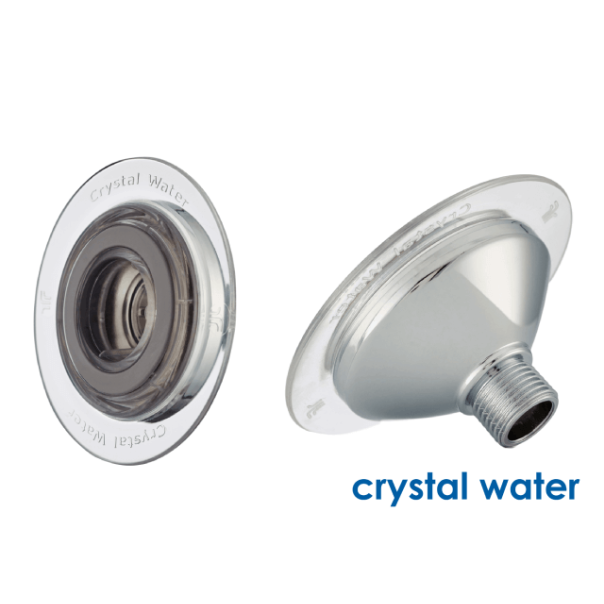 CRYSTAL WATER PREMIUM Tuš glava, min.pritisak 0,5 bar,ušteda vode do 67%,H2Q sistem ,hrom, ø10cm - R0020-1