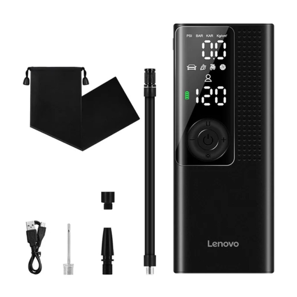 Prenosivi kompresor za vazduh Lenovo HV09 crni - 619001