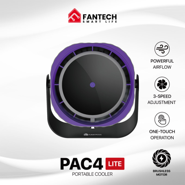 Prenosni ventilator Fantech PAC4 Light sivi - G223728