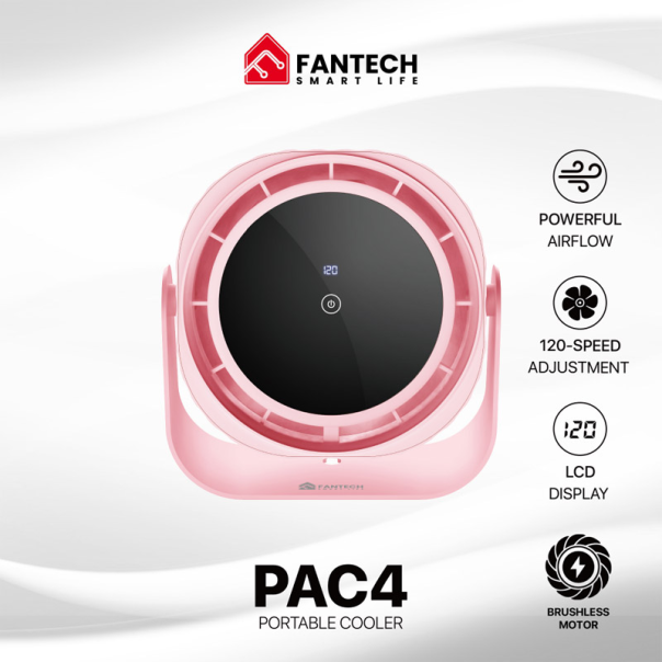 Prenosni ventilator Fantech PAC4 pink - G223727