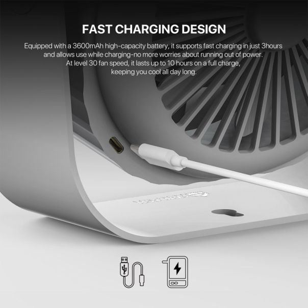 Prenosni ventilator Fantech PAC4 sivi - G223726