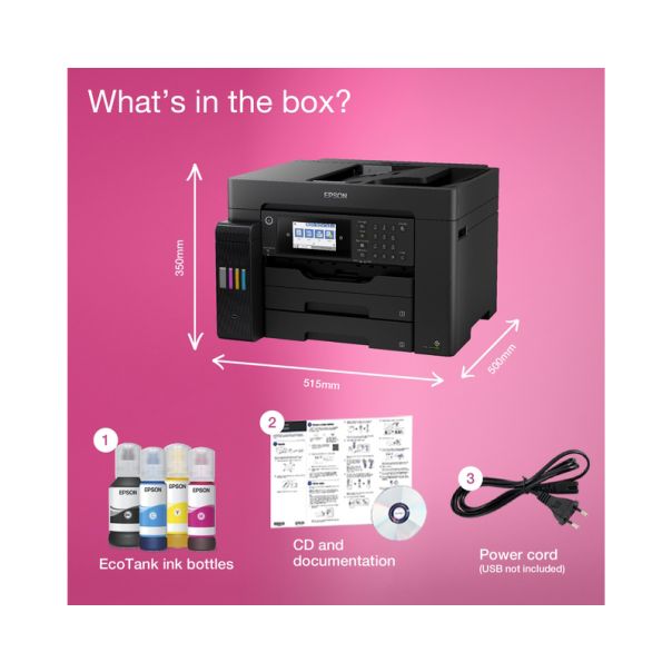 EPSON L15160 A3+ EcoTank ITS (4 boje) multifunkcijski inkjet štampač - EP3028857