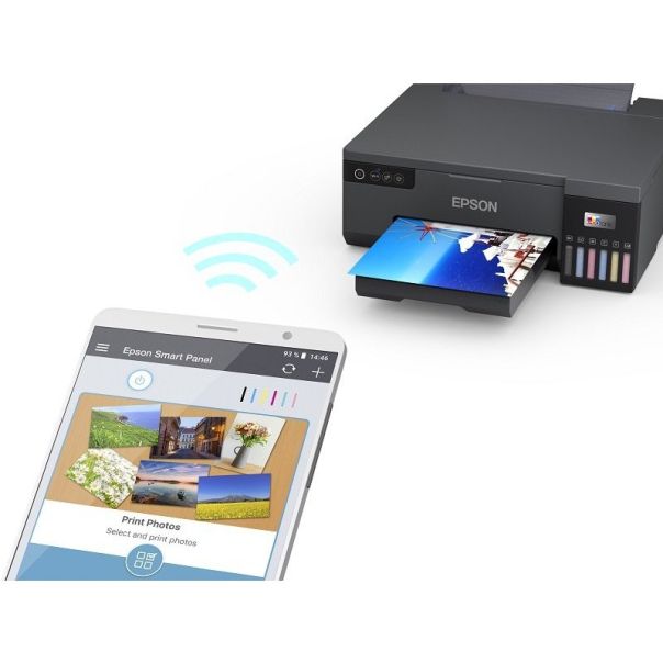 EPSON L8050 EcoTank InkJet, Photo Color, A4, 5760X1440, USB, WiFi, Manual Duplex - PRI05669