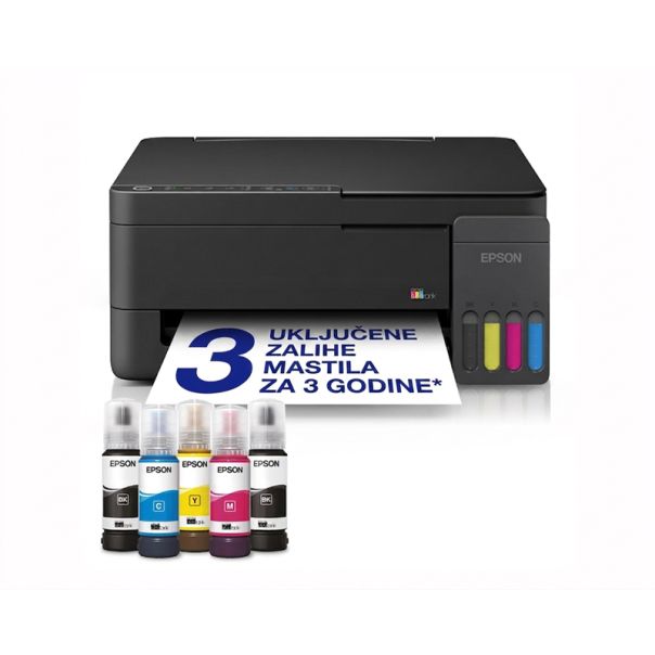 EPSON L3310 EcoTank ITS multifunkcijski inkjet štampač - EP3190223