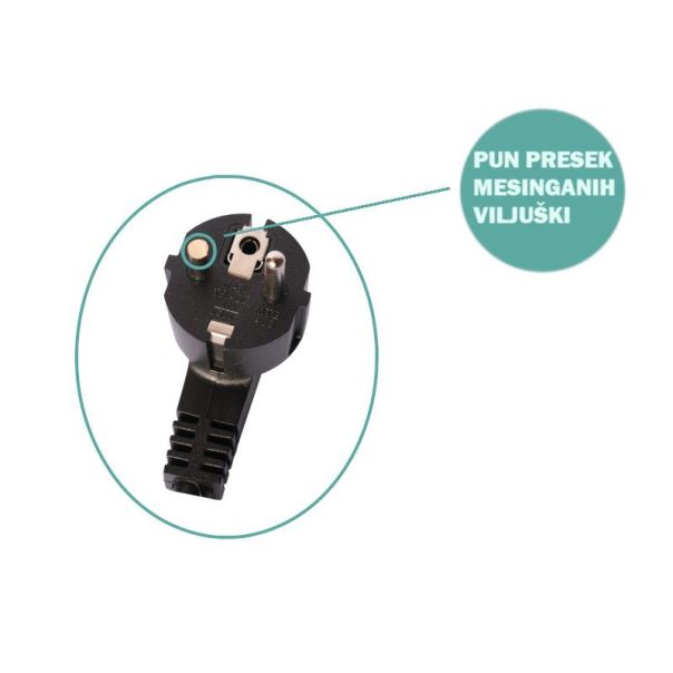 MAK TRADE PRIKLJUČNI KABAL 3x2.5mm GG/J 2 METRA - 8605009103145