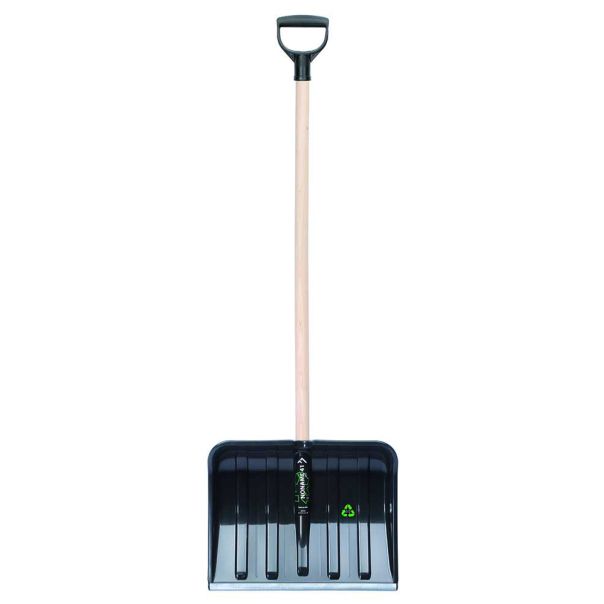 PROSLPERPLAST Lopata za sneg 41 eco crna, drvena drška - PRILT41-S411
