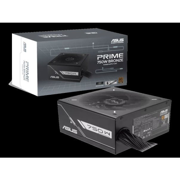 ASUS Napajanje PRIME-750B-BLACK 750W ATX12V 80Plus Bronze modularno crna - PRIME-750B-BLACK