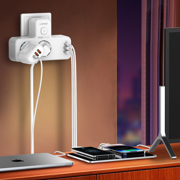 Produžni kabel LDNIO SE2337 2500W 2 utičnice + 2xUSB + 1xUSB-C - 618977