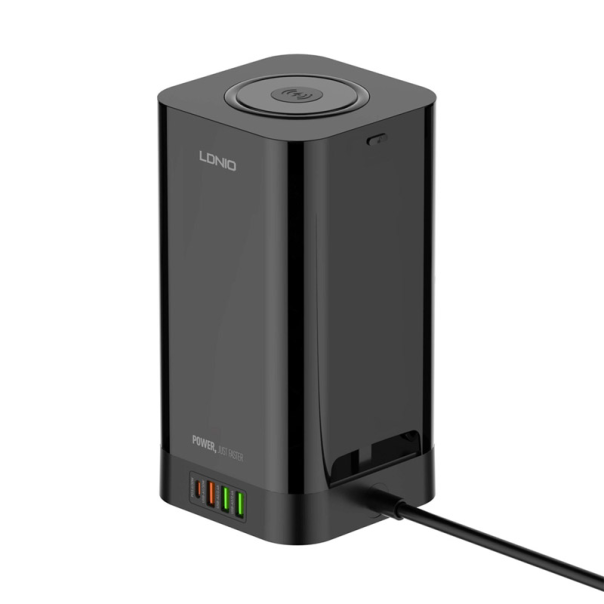 Produžni kabel LDNIO SEW4485 2500W 4 uticnic + 3xUSB+ Wireless 15W 2m crni - 618978