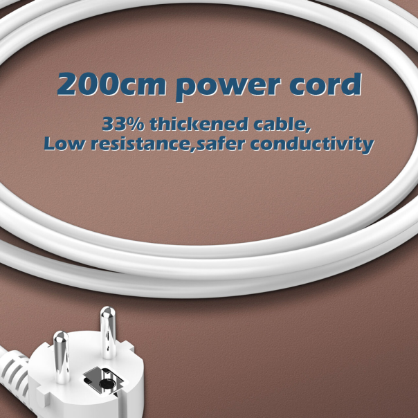 Produzni kabl LDNIO SE3436 3250W EU 3 uticnice + 2xUSB QC 60W, 2xPD 65W, PPS, GaN 2m beli - 219676