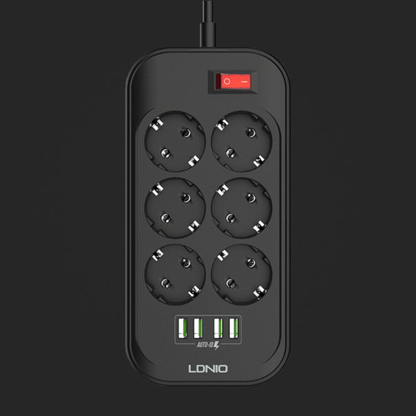Produžni kabl LDNIO SE6403 6 utičnica 4xUSB 2.0m - 70812-1