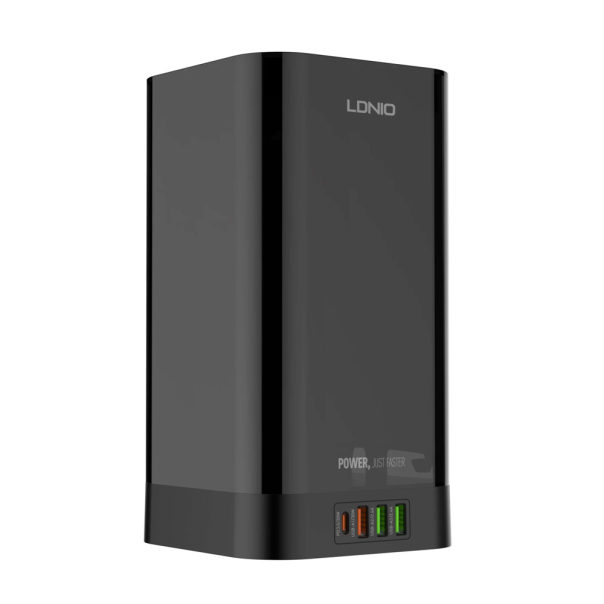 Produzni kabl LDNIO SEW4485 2500W EU 4 uticnice + 3xUSB QC PD 30W, Wireless 15W, PPS, Tajmer 2m crni - 219677