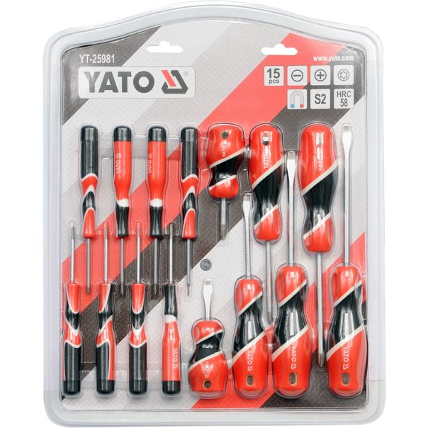 YATO Šrafcigeri 15 Komada YT-25981 - YT-25981