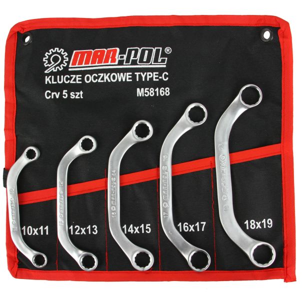 MAR-POL Set C ključeva 10 - 19mm M58168 - M58168