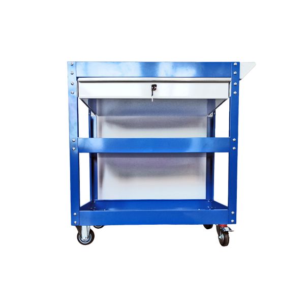 PROLINETECH Kolica za alat sa 3 police i fiokom – plava PLT/WS-03/1 - EP2195435