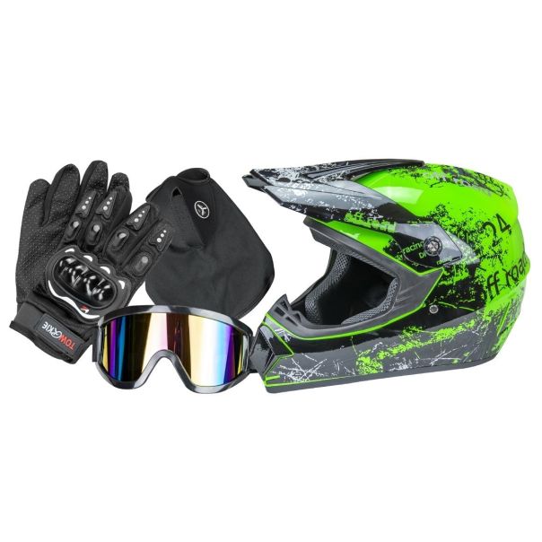 PROLINETECH Kaciga za Qvad-BMX-Cros PLT/HE-GRE_M - EP2194661