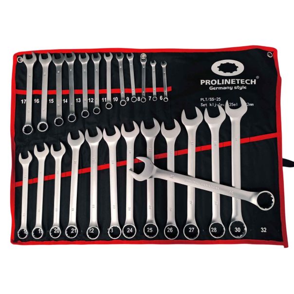 PROLINETECH Set 25 ključeva U Platnu 6-32mm PLT/SS-25 - EP2195402