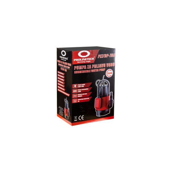 PROLINETECH Muljna pumpa sa plovkom Germany Style PLT/DP-750/1 - EP2877887