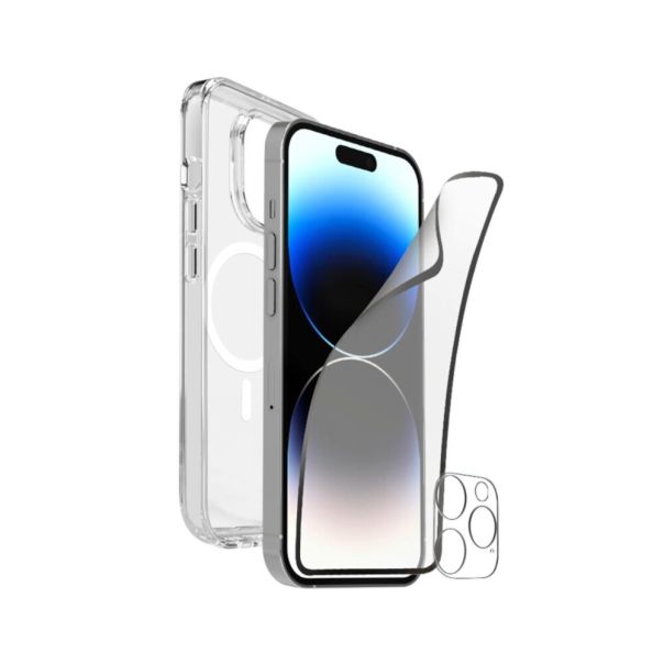 PURO Kit - Futrola + Zastitno staklo + Zastita za kameru iPhone 15 - 224001