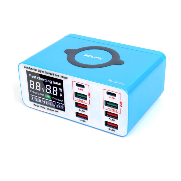 Punjač Intelligent RELIFE RL-304S 8 port - 611164