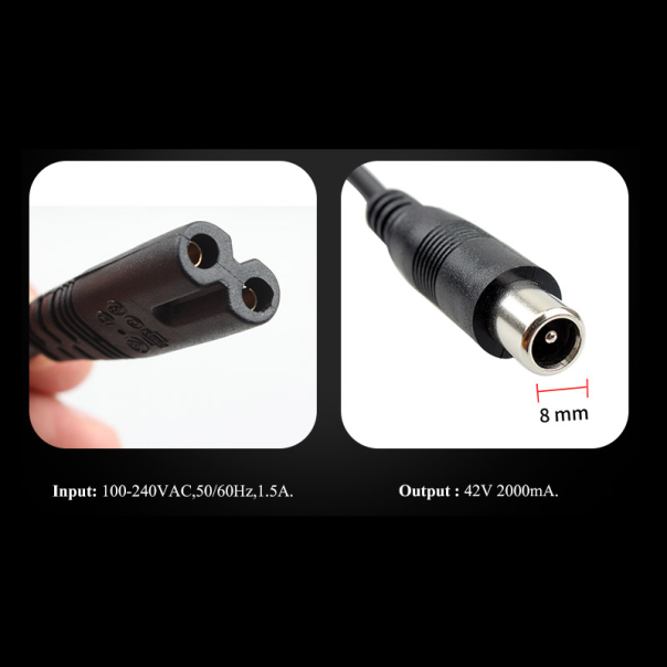 Punjač za Elektricni trotinet Xiaomi/ Segway Ninebot (PA-12) 42V 1.5A - 055618