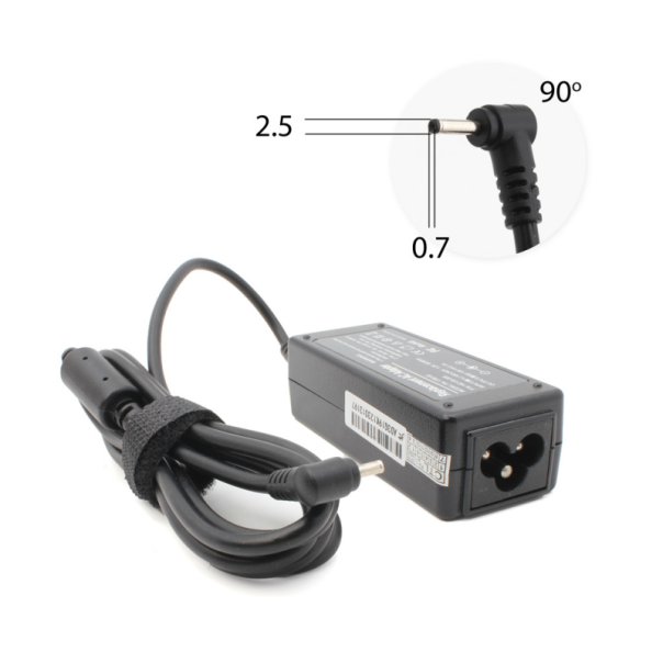 Punjac za laptop Asus 19V 2.1A (2.5*0.7) ugao 90 - 809856