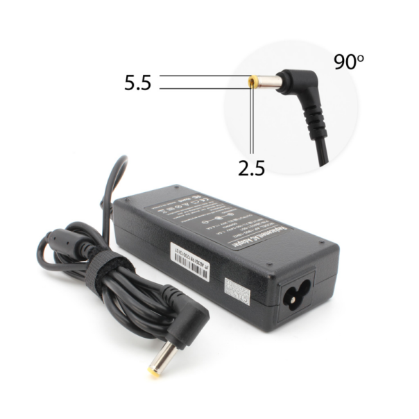 Punjač za laptop Fujitsu 20V 4.5A (5.5*2.5) ugao 90 HQ - 78930