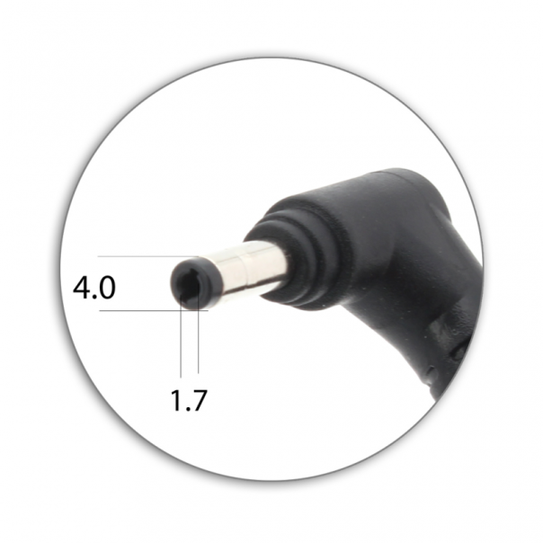 Punjac za laptop Lenovo 20V 2.25A (4.0*1.7) ugao 90 - 73977-1