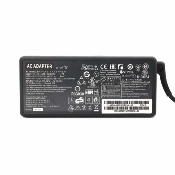 Punjac za laptop Lenovo 20V 6.75A USB type HQ - 86446