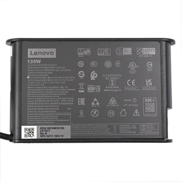 Punjac za laptop Lenovo Type C 20V 6.75A 135W HQ - 220800