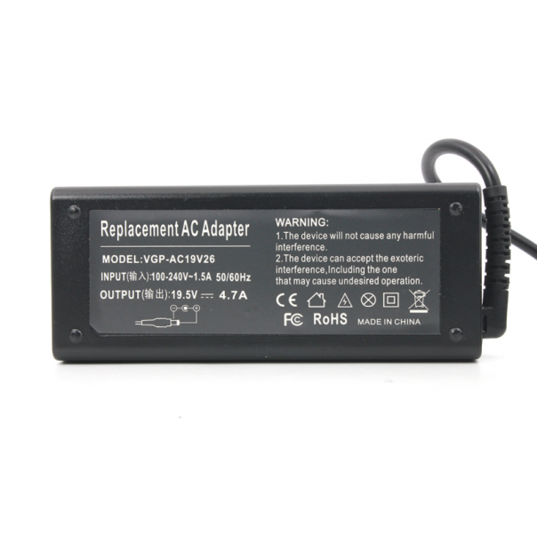 Punjač za laptop Sony 19.5V 4.7A (6.5*4.4) ugao 90 HQ - 94619-1