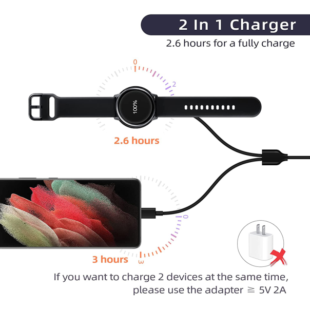 Punjač za Samsung smart watch PD Watch3/Watch 4/Active 1/Active 2/Gear Sport/Gear S3 - 99306