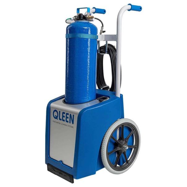 QLEEN Set za pranje solarnih panela i fasada Purastart Basis (9.2m Karbon teleskop, četka 40cm, 25L) - 88987