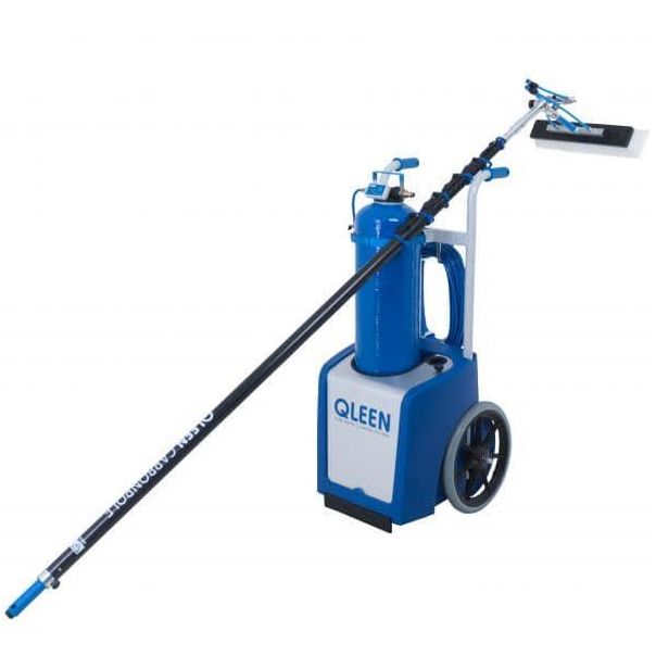 QLEEN Set za pranje solarnih panela i fasada Purastart Basis (9.2m Karbon teleskop, četka 40cm, 25L) - 88987