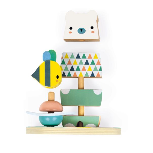 JANOD Drvena slagalica 2u1 Meda - J05156