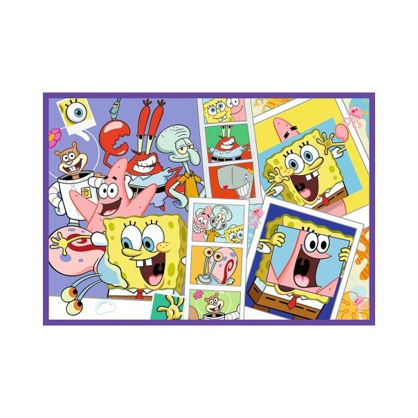 TREFL Puzzle Ludi svet Sunđer Boba - 4x250 delova - 103462-13342