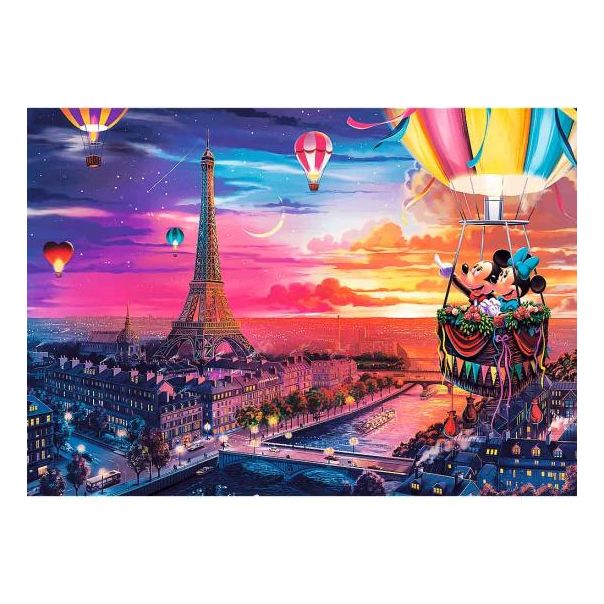 TREFL Puzzle Mickey i Minnie u Parizu - 1.000 delova - 10379953-T10917
