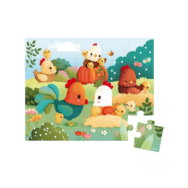 JANOD Puzzle za decu Farma - 20 delova - J03320