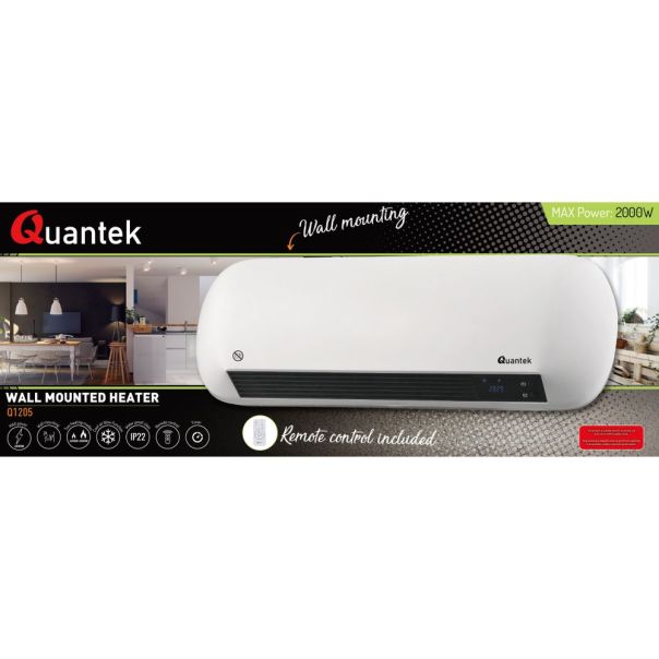 QUANTEK Zidna grejalica sa tajmerom Q1205 2000W - Q1205
