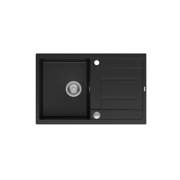 QUADRON Granitna ugradna sudopera Morgan 111 HB8203U7-BS_P2O, carbon - QU234