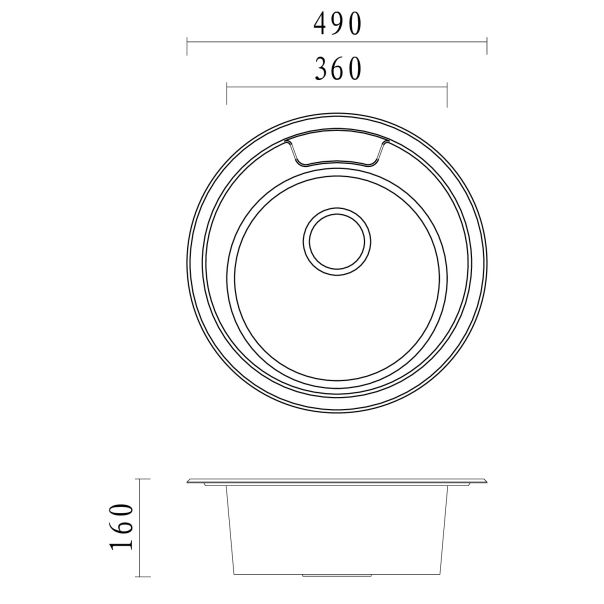 QUADRON Ugradna čelična sudopera Hugo 210 HD210SAT4936, inox - QU377