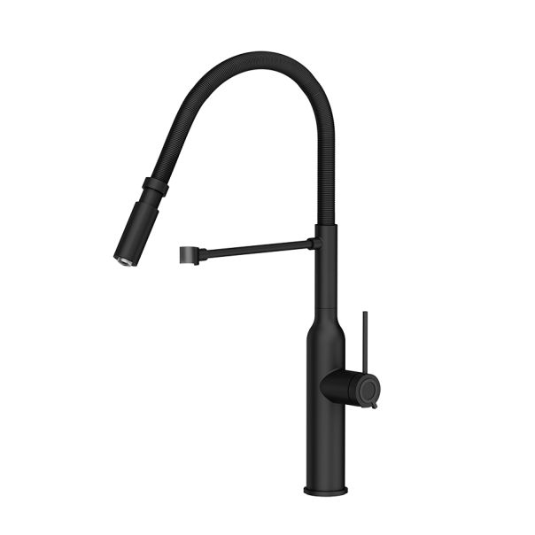 QUADRON Čelična kuhinjska slavina Marilyn Q-Line 3523527_BLM, crna - QU422