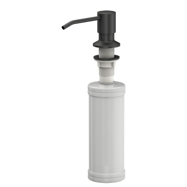 QUADRON Set sudopera Ready mix, slavina Maggie i dozator TQ7744RMBLM, crna - QU584