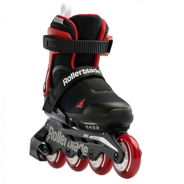 ROLLERBLADE Roleri deciji microblade free black-red velicina 33-36.5 - R0722180074136.5